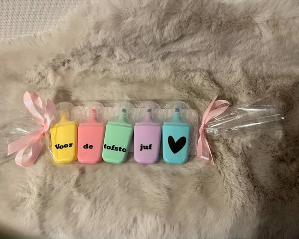 fluostiften pastel klein