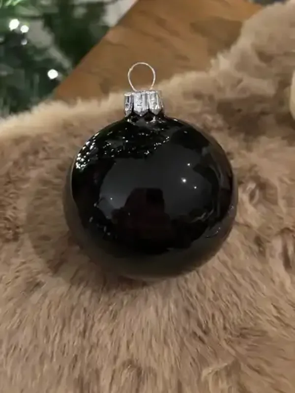 Glanzende kerstballen