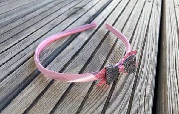 Diadeem met zilver strikje