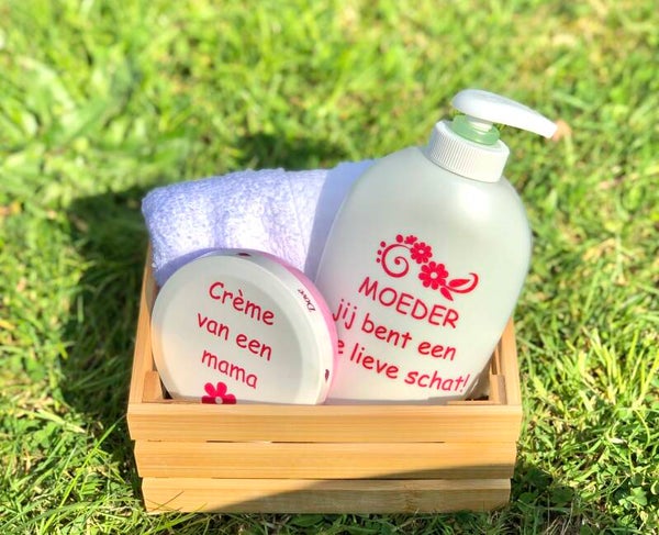 Handzeep en body crème setje