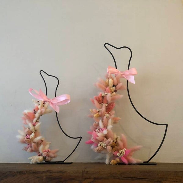 Ganzen groot roze 40cm