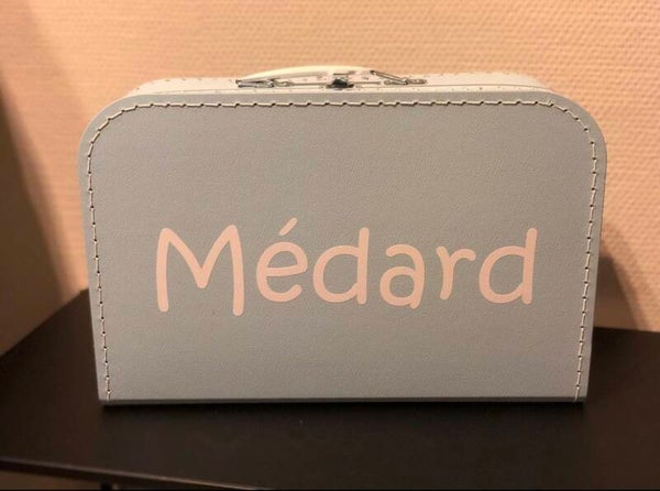 Kinderkofferje blauw 25cm