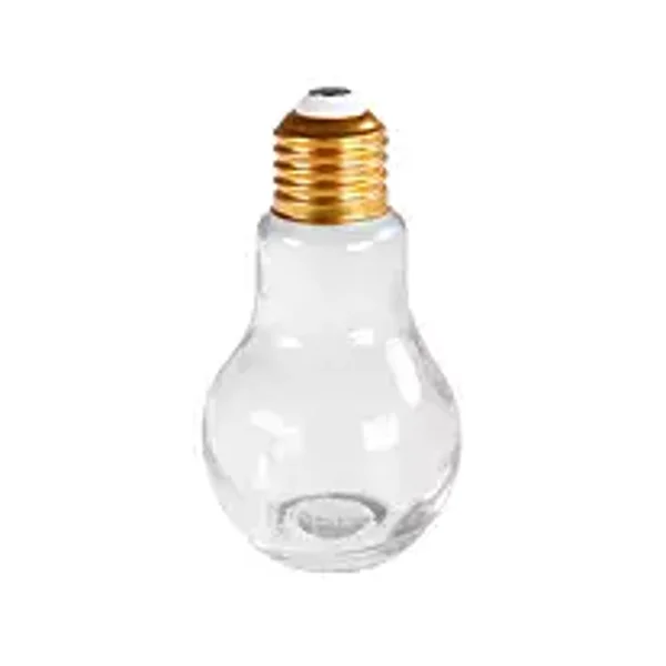 Potje gloeilamp in glas goud