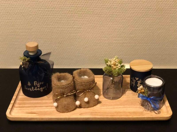 Geschenk setje blauw