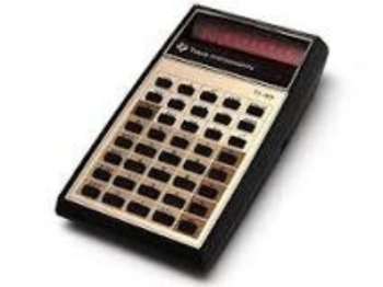 First pocket calculator