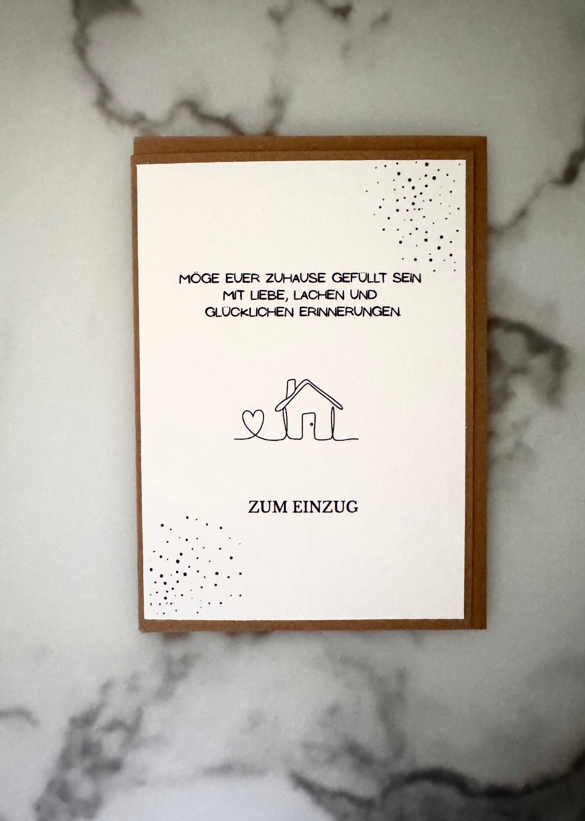 Grußkarte "Einzug"