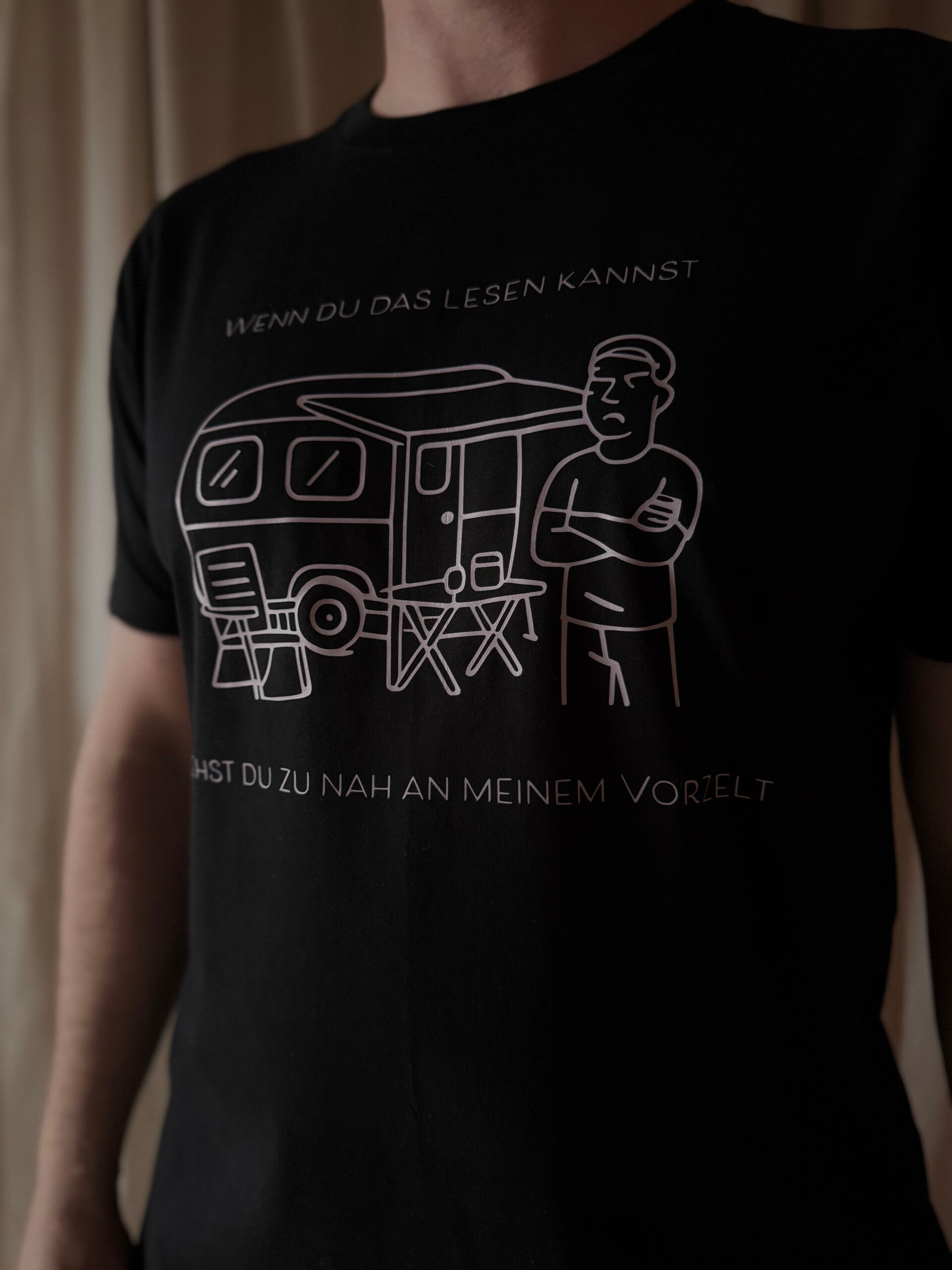 Unisex T-Shirt, "Vorzelt"