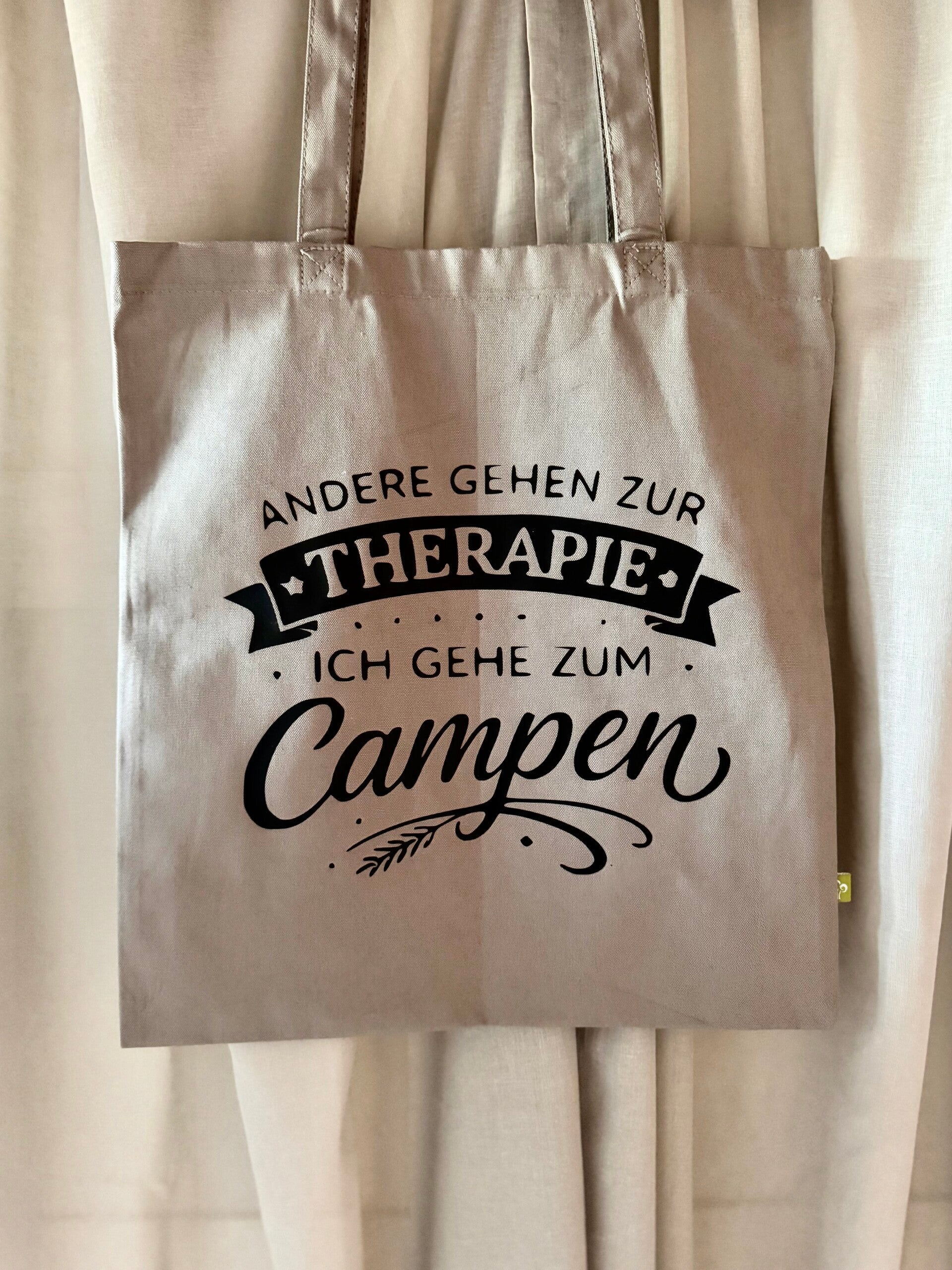 Jutebeutel, "Camping"