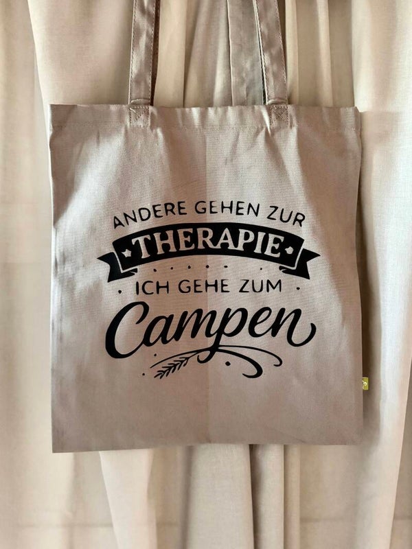 Jutebeutel, "Camping"