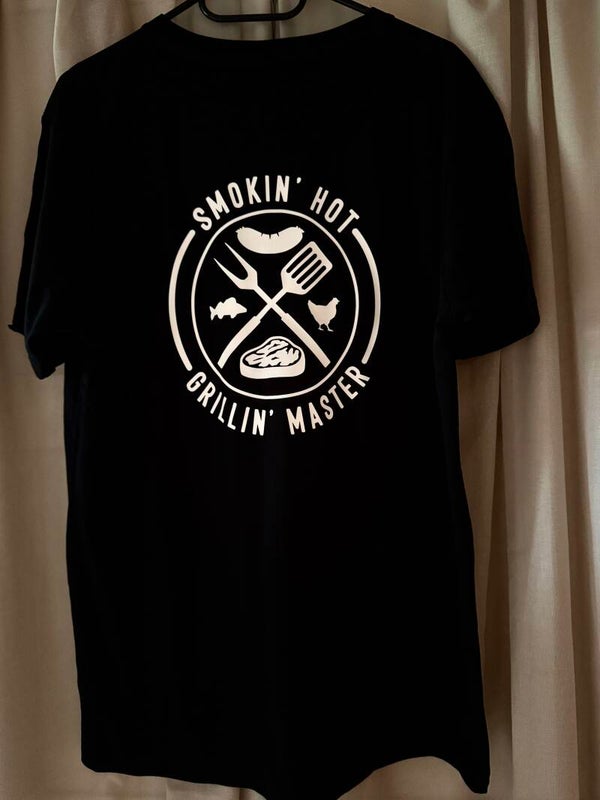 Unisex T-Shirt, gerader Schnitt, "Grillin Master"