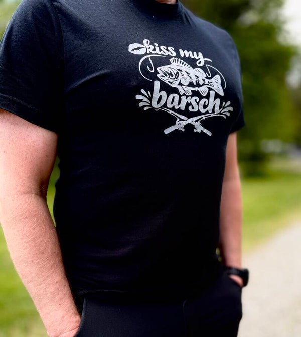 Unisex T-Shirt, gerader Schnitt, "Barsch"
