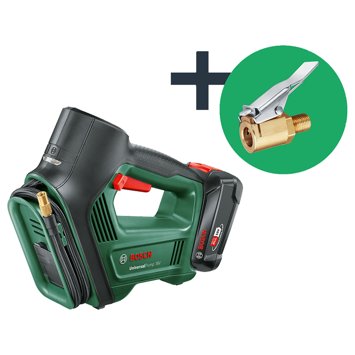 Universele Bosch snoerloze compressor