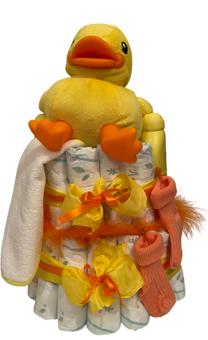 Pampertaart SPAARPOT IN EENDVORM