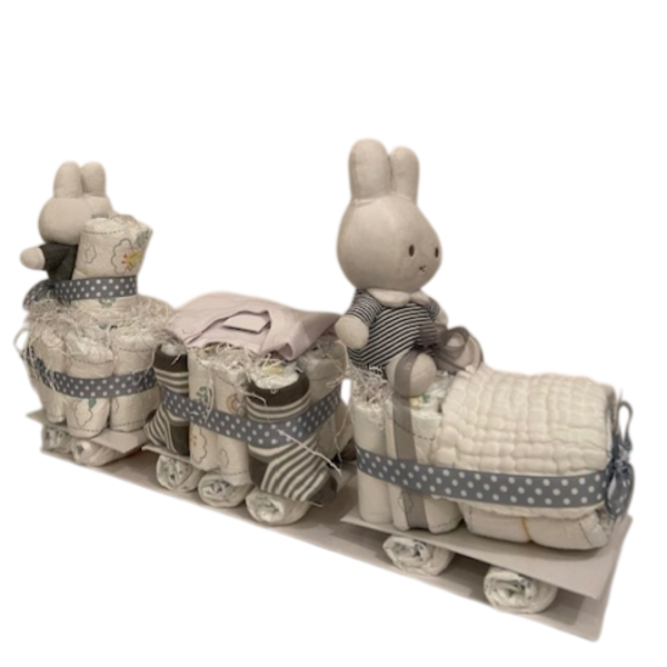 Pampertaart  TREIN NIJNTJE (grijs)