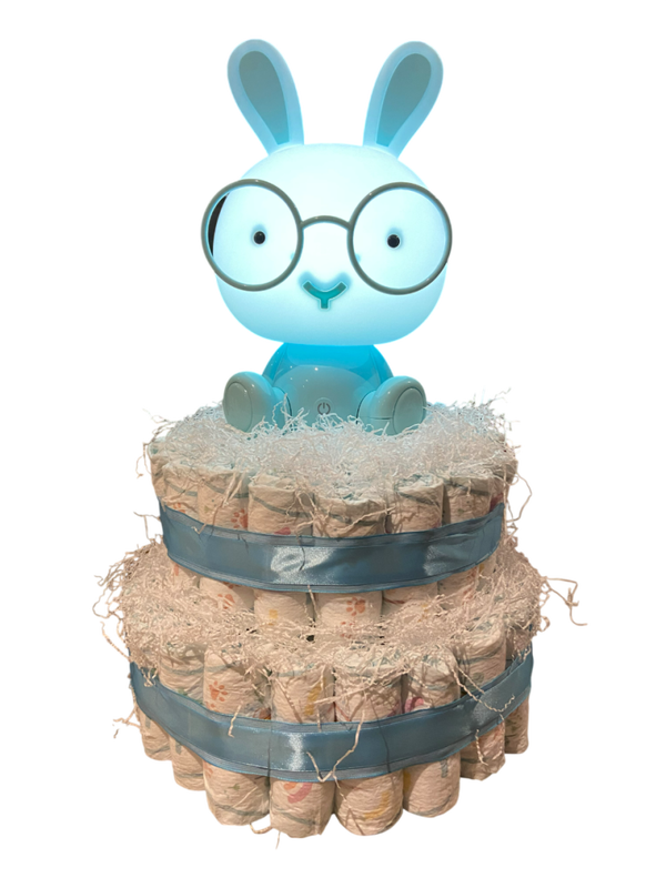 Pampertaart KONIJN (blauw)