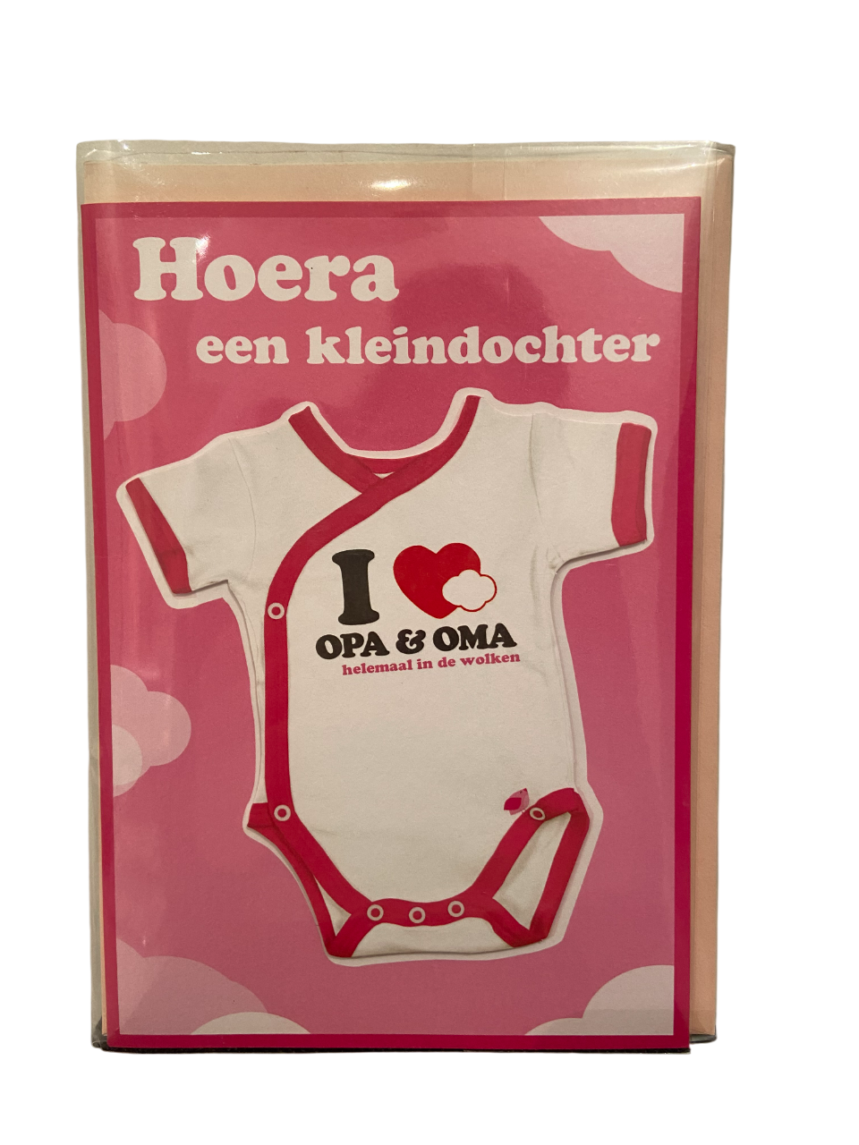 Wenskaart "Hoera een kleindochter"