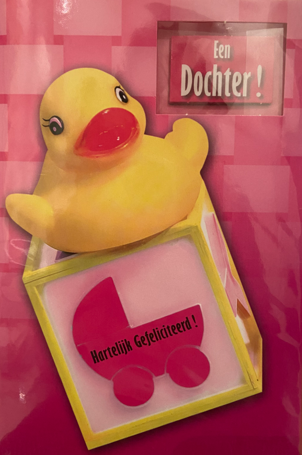 Wenskaart "Een dochter"