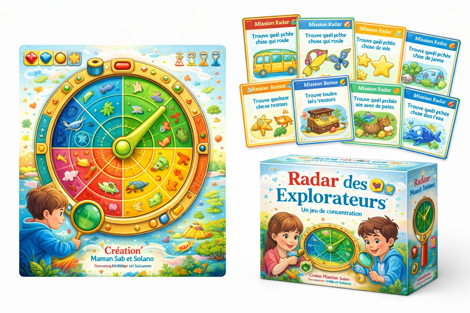 Radar des Explorateurs – Jeu de concentration et d’observation pour enfants