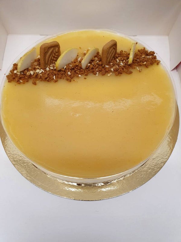 Entremet poires spéculoos