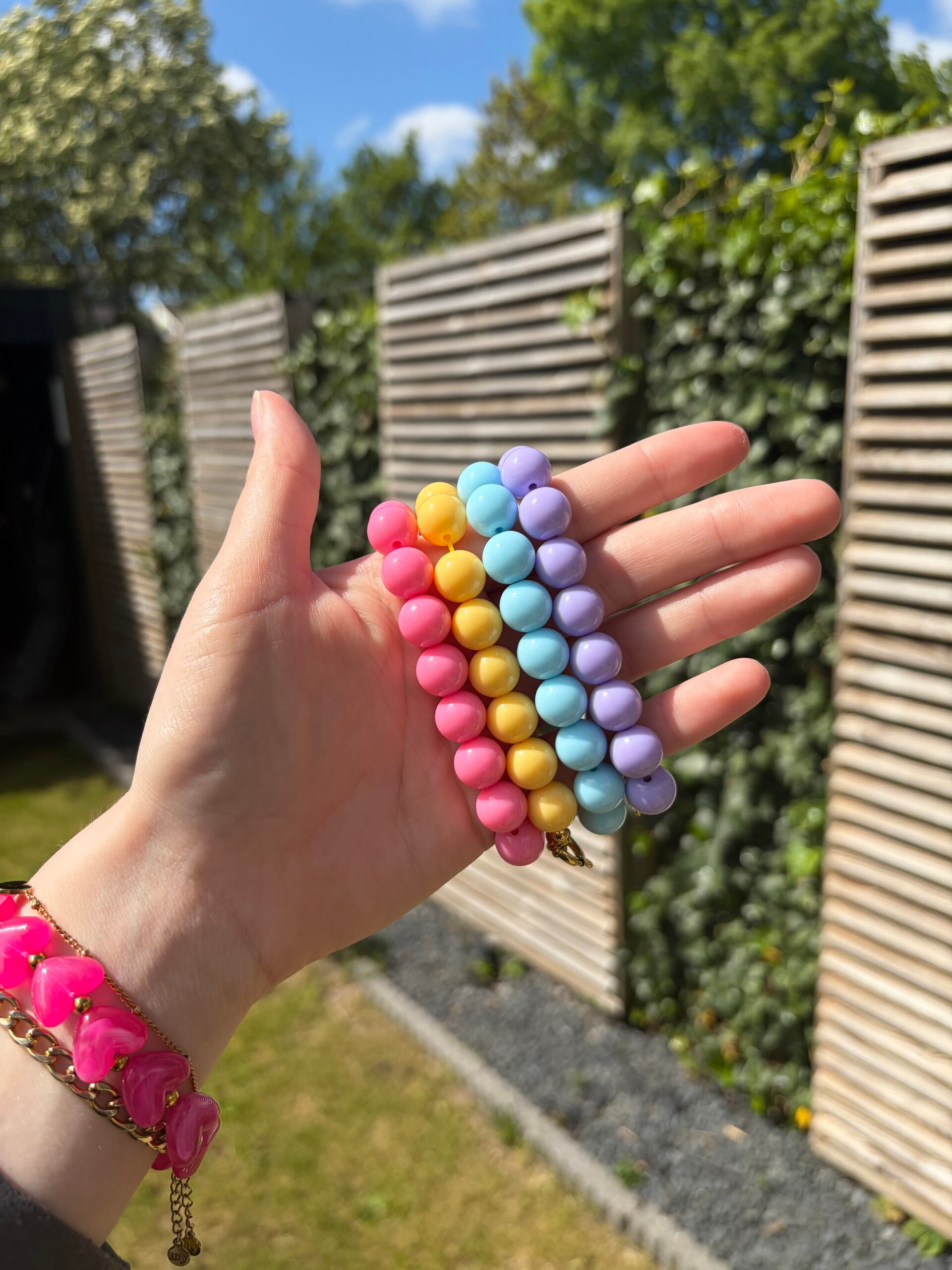 Nina armband geel