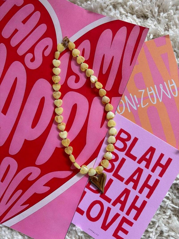 Kiki ketting geel