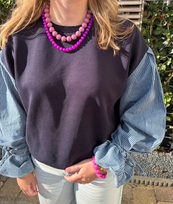 Marjan ketting paars