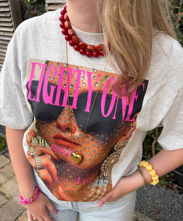 Sanne ketting oranje