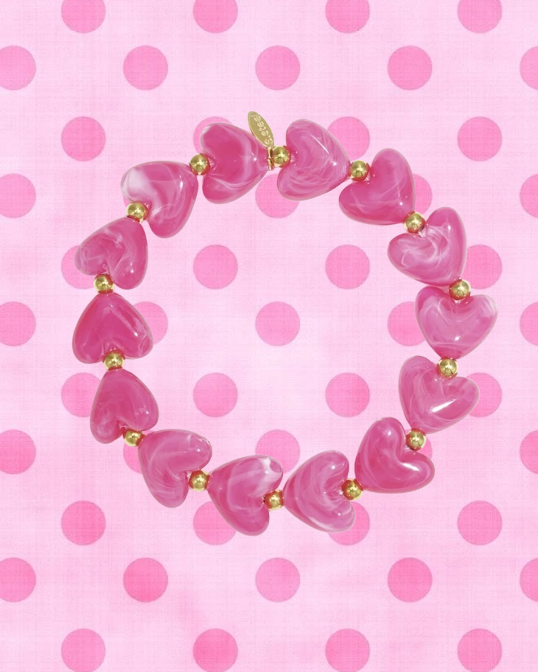 Hartjes roze