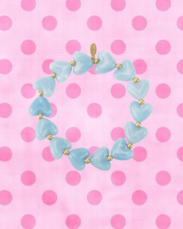 Hartjes blauw