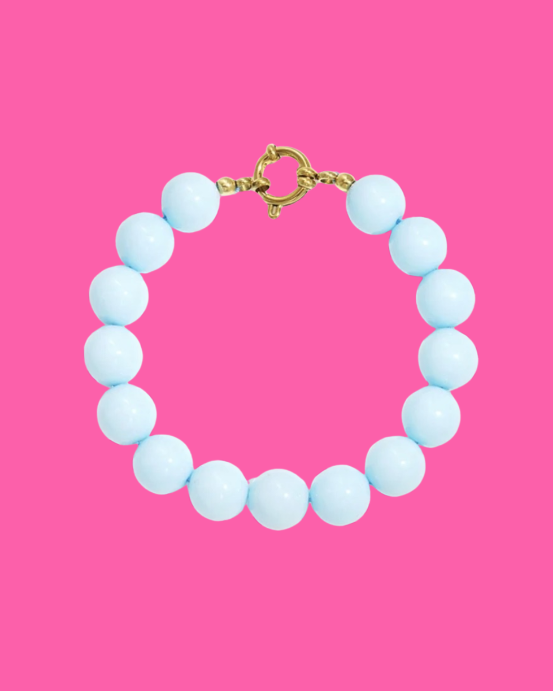 Nina armband lichtblauw