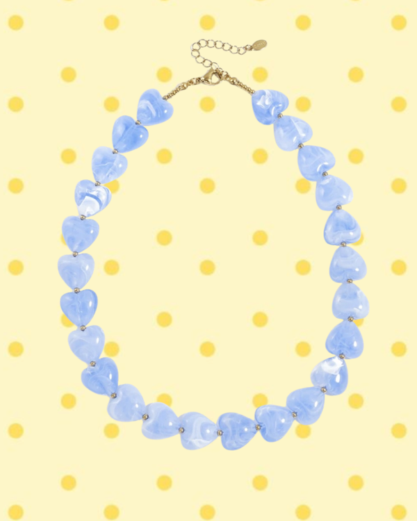 Hartjes blauw
