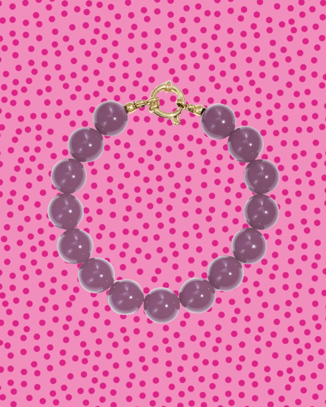Nina armband paars