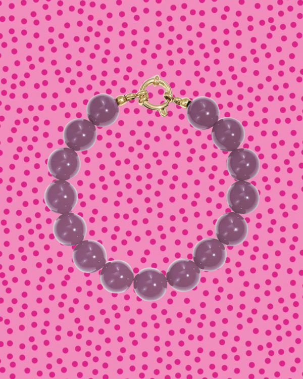 Nina armband paars