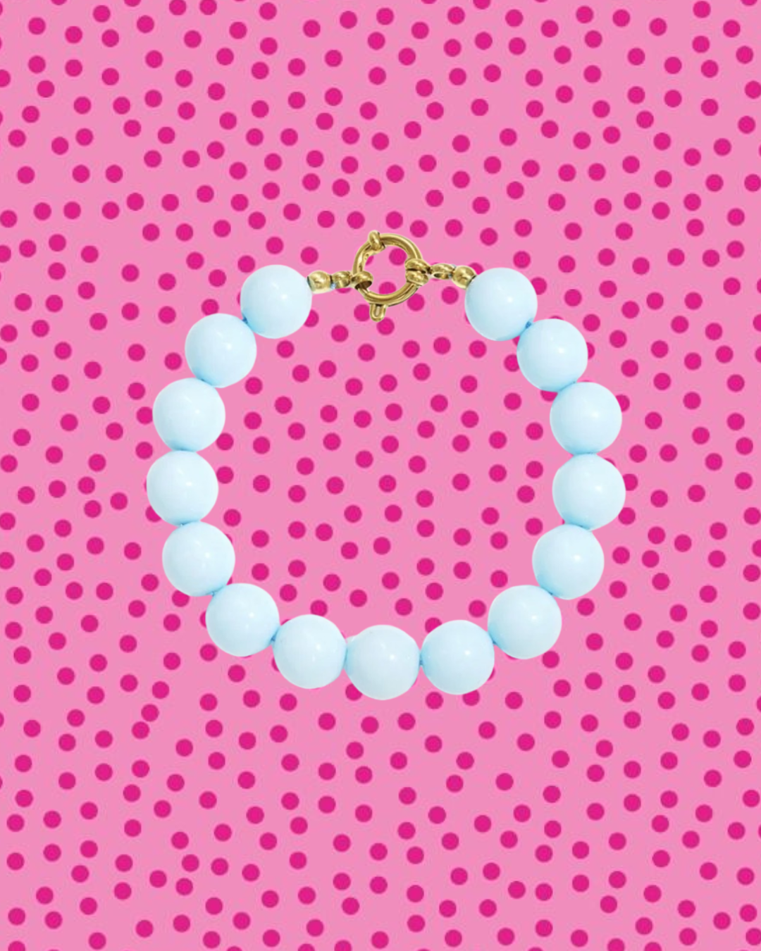 Nina armband lichtblauw