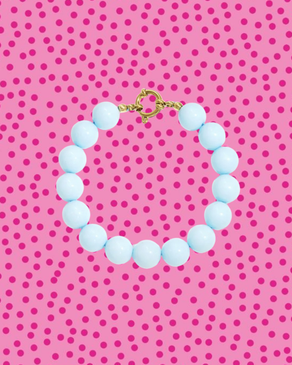 Nina armband lichtblauw