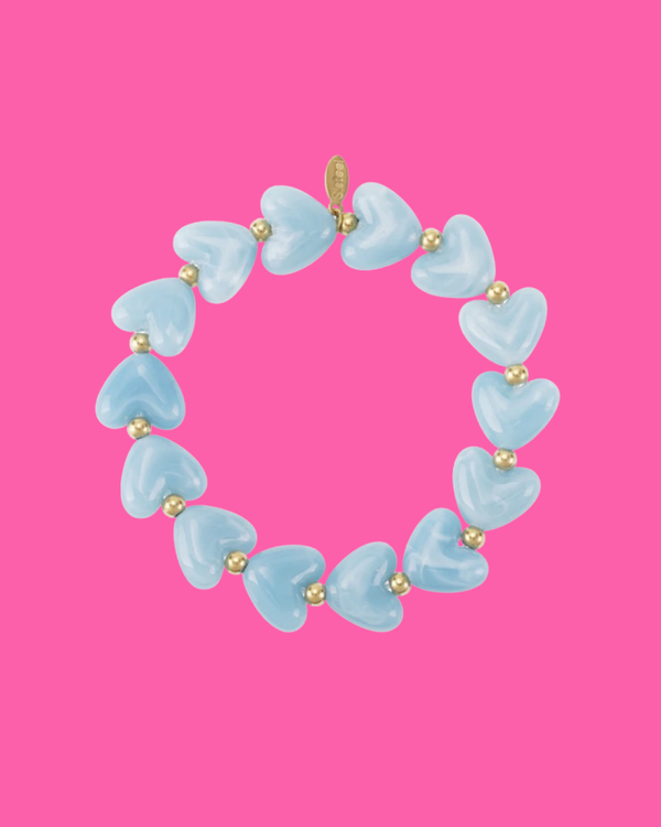 Hartjes blauw