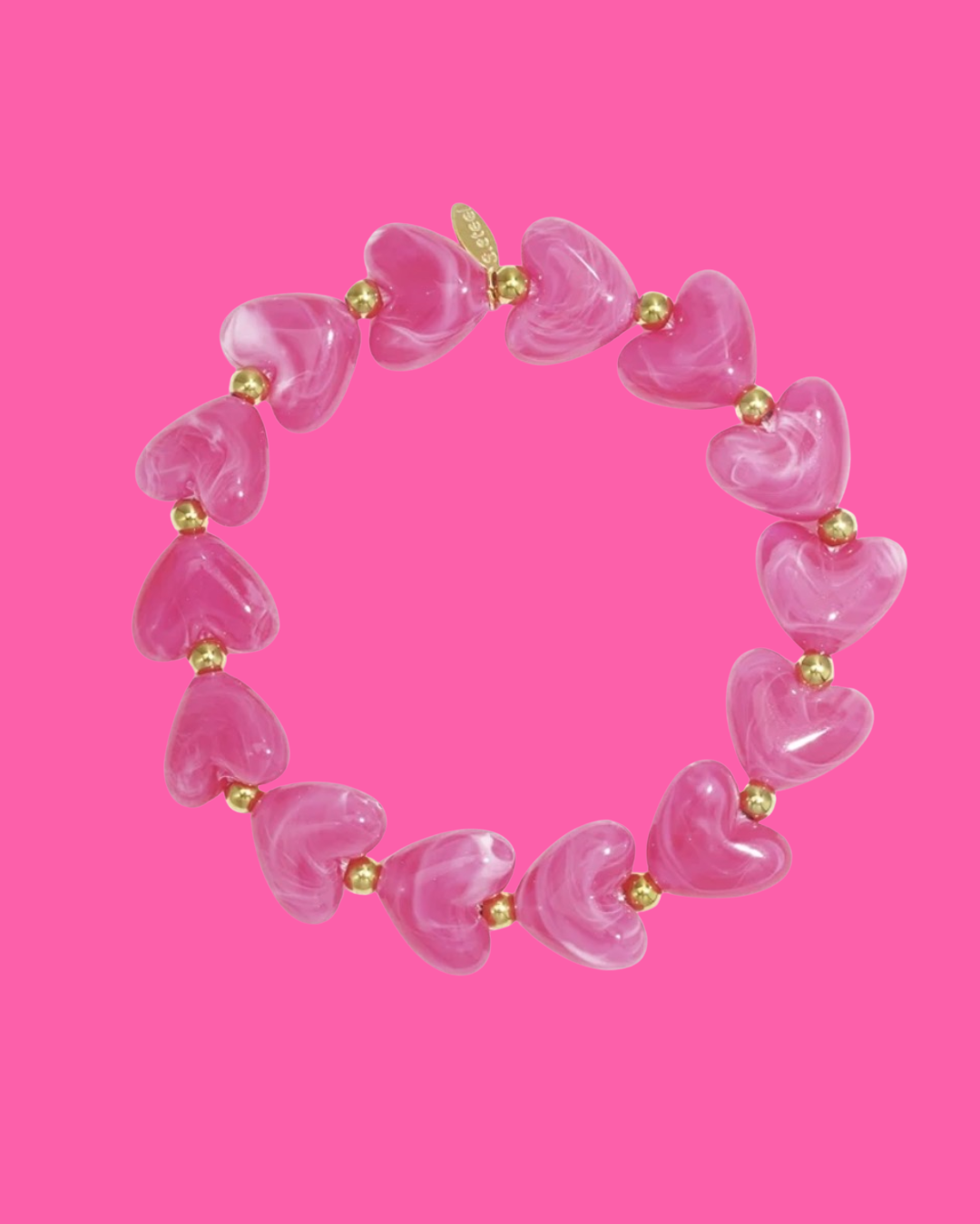 Hartjes roze