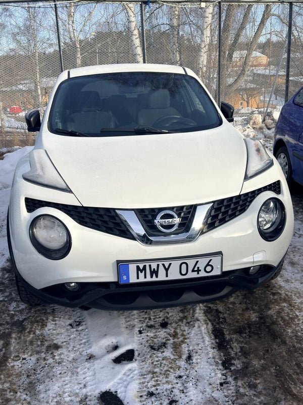 NisssanJuke 1,2. 2500mil White Pearl