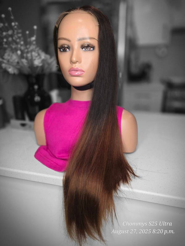 26'' Ombre Donor Straight Wig