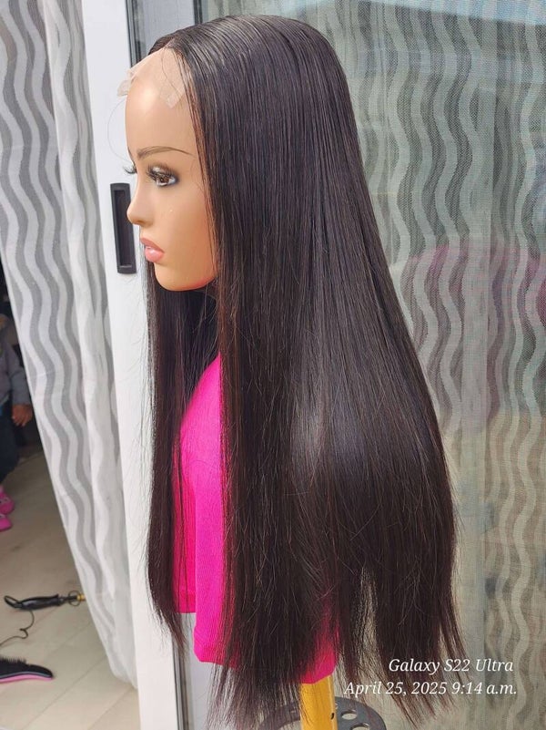 20" Virgin  Straight Wig