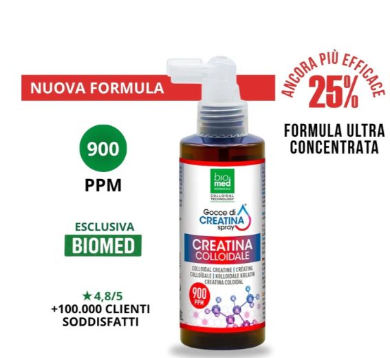 BioMed-CREATINA COLLOIDALE 900 PPM 100 ml