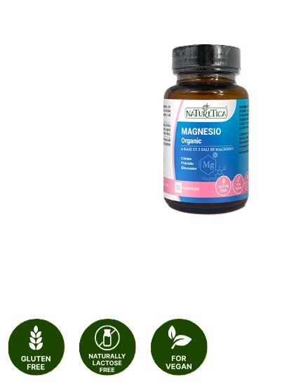 Naturetica-MAGNESIO ORGANIC (CITRATO-PIDOLATO-GLUCONATO)