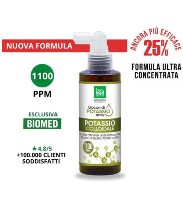 BioMed-POTASSIO COLLOIDALE 1100 PPM-100 ml