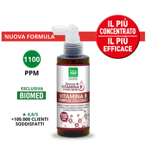 BioMed-VITAMINA B COMPLEX COLLOIDALE 1100 PPM 100 ml