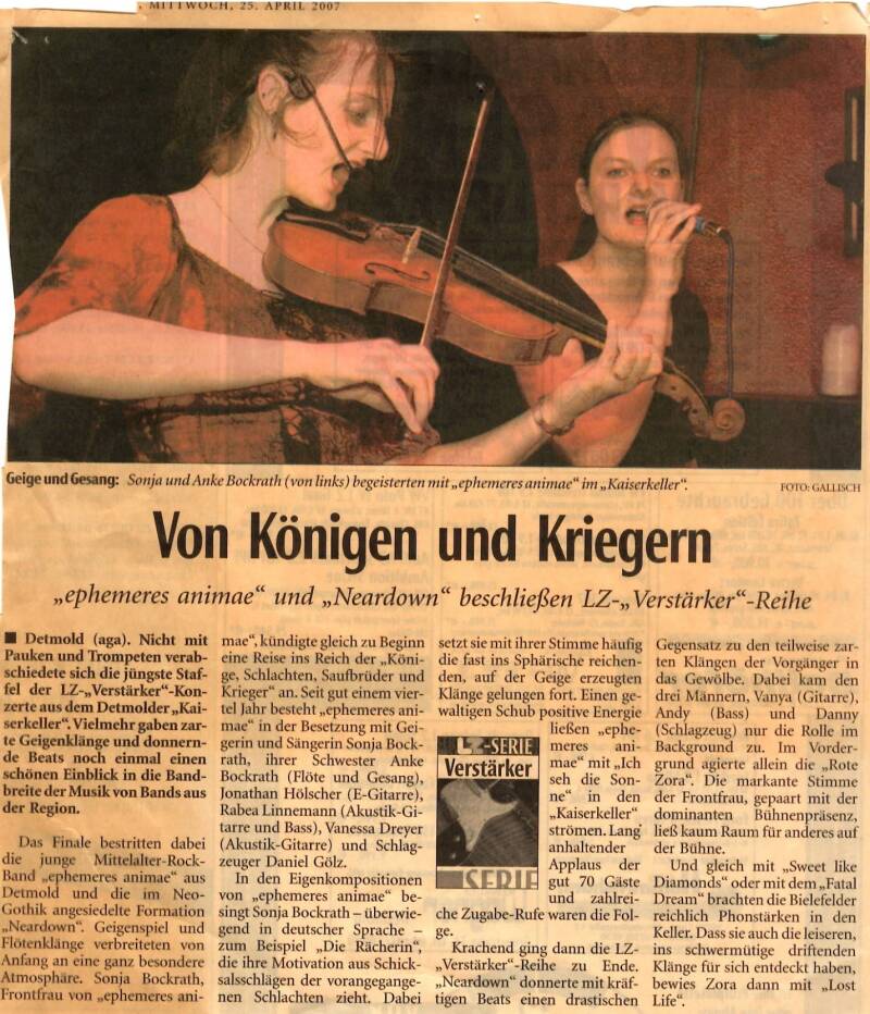 April 2007 Kaiserkeller, Detmold