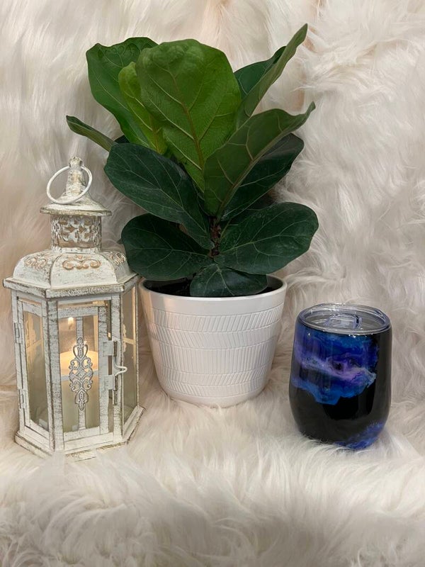 12oz Wine - Southern Galaxy with glow