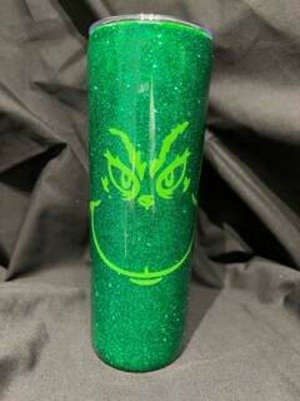 It's because I'm green, isn't it? 20oz Grinch Tumbler