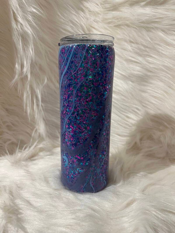 20oz Skinny Straight Hydro-Dipped Tumbler