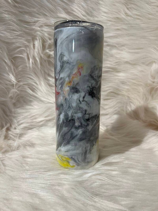 20oz Straight Marble with Fall Colors