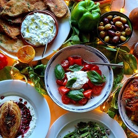 Feestelijk groentebuffet